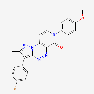 3-(4-bromophenyl)-7-(4-methoxyphenyl)-2-methylpyrazolo[5,1-c]pyrido[4,3-e][1,2,4]triazin-6(7H)-one