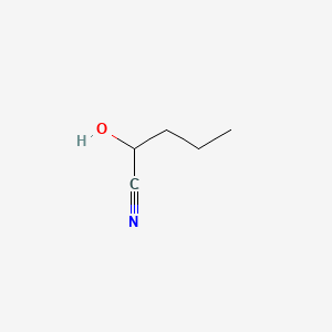 molecular formula C5H9NO B1216207 2-羟基戊腈 CAS No. 5699-72-9