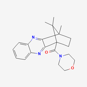 morpholin-4-yl(4,11,11-trimethyl-3,4-dihydro-1,4-methanophenazin-1(2H)-yl)methanone