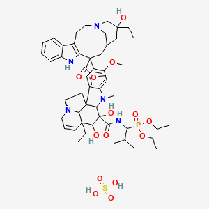 B1216218 Vinfosiline sulfate CAS No. 123286-01-1