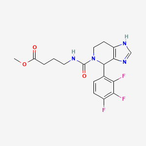 methyl 4-({[4-(2,3,4-trifluorophenyl)-1,4,6,7-tetrahydro-5H-imidazo[4,5-c]pyridin-5-yl]carbonyl}amino)butanoate