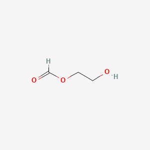 molecular formula C3H6O3 B1216225 2-Hydroxyethyl formate CAS No. 628-35-3