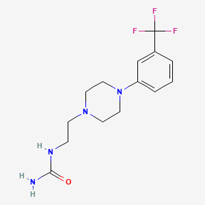 molecular formula C14H19F3N4O B1216227 氟哌嗪 CAS No. 76716-60-4