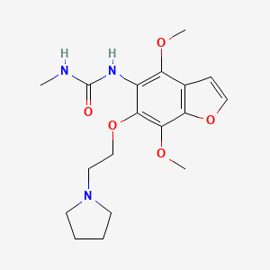 molecular formula C18H25N3O5 B1216229 卡罗卡因 CAS No. 66203-00-7