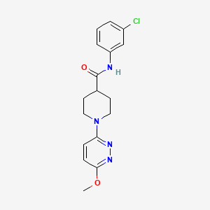 N-(3-chlorophenyl)-1-(6-methoxypyridazin-3-yl)piperidine-4-carboxamide