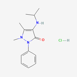 molecular formula C14H20ClN3O B1216236 Ramifenazone Hydrochloride CAS No. 13576-96-0
