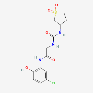 molecular formula C13H16ClN3O5S B12162389 C13H16ClN3O5S 