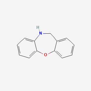 molecular formula C13H11NO B1216244 10,11-二氢二苯并[b,f][1,4]噁唑啉 CAS No. 2244-60-2