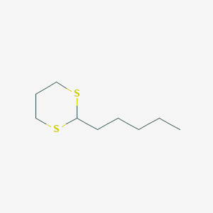 molecular formula C9H18S2 B1216258 2-Pentyl-1,3-dithiane CAS No. 21777-32-2