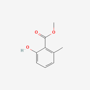 molecular formula C9H10O3 B1216259 2-羟基-6-甲基苯甲酸甲酯 CAS No. 33528-09-5