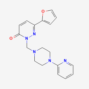 6-(furan-2-yl)-2-{[4-(pyridin-2-yl)piperazin-1-yl]methyl}pyridazin-3(2H)-one