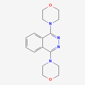 molecular formula C16H20N4O2 B12162647 1,4-Dimorpholinophthalazine 