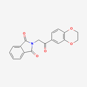 2-[2-(2,3-dihydro-1,4-benzodioxin-6-yl)-2-oxoethyl]-2,3-dihydro-1H-isoindole-1,3-dione