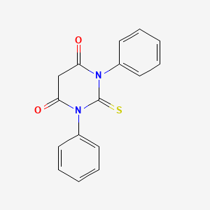 B1216303 1,3-diphenyl-2-thioxodihydropyrimidine-4,6(1H,5H)-dione CAS No. 35221-12-6