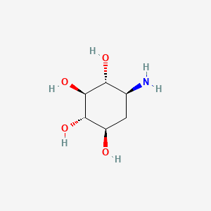 molecular formula C6H13NO4 B1216308 2-Deoxy-scyllo-inosamine CAS No. 72075-06-0