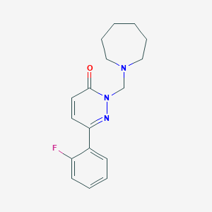 2-(azepan-1-ylmethyl)-6-(2-fluorophenyl)pyridazin-3(2H)-one