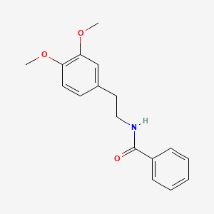 molecular formula C17H19NO3 B1216318 N-[2-(3,4-Dimethoxyphenyl)ethyl]benzamide CAS No. 67616-16-4