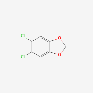 molecular formula C7H4Cl2O2 B1216330 5,6-Dichlorobenzo[d][1,3]dioxole CAS No. 6120-31-6