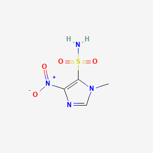B1216332 5-Imidazolesulfonamide, 1-methyl-4-nitro- CAS No. 6339-55-5