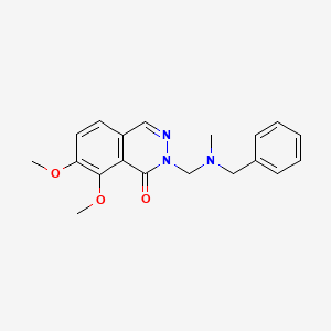 2-{[benzyl(methyl)amino]methyl}-7,8-dimethoxyphthalazin-1(2H)-one