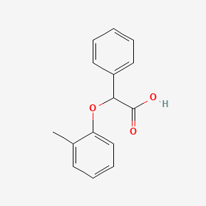 molecular formula C15H14O3 B12163502 Phenyl(o-tolyloxy)acetic acid CAS No. 53498-63-8