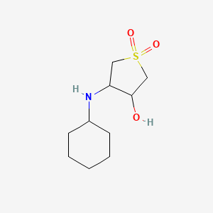 4-(Cyclohexylamino)tetrahydrothiophene-3-ol 1,1-dioxide