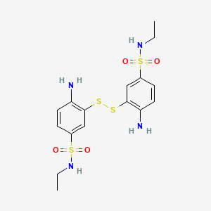 3,3'-disulfanediylbis(4-amino-N-ethylbenzenesulfonamide)