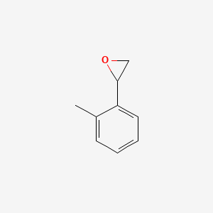 molecular formula C9H10O B1216372 2-(2-Methylphenyl)oxirane CAS No. 2783-26-8