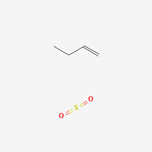 molecular formula C4H8O2S B1216383 1-Butene, polymer with sulfur dioxide CAS No. 25104-10-3