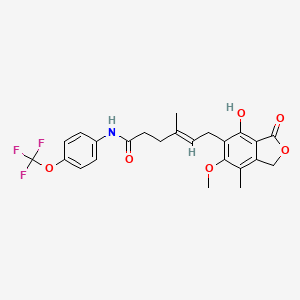 molecular formula C24H24F3NO6 B12163891 C24H24F3NO6 