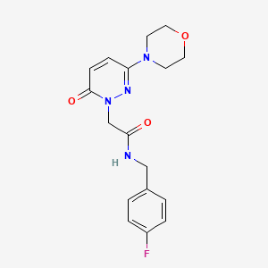 N-(4-fluorobenzyl)-2-[3-(morpholin-4-yl)-6-oxopyridazin-1(6H)-yl]acetamide