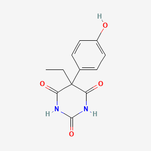 molecular formula C12H12N2O4 B1216408 4-Hydroxyphenobarbital CAS No. 379-34-0
