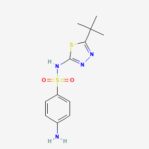 molecular formula C12H16N4O2S2 B1216410 Glybuthiazol CAS No. 535-65-9