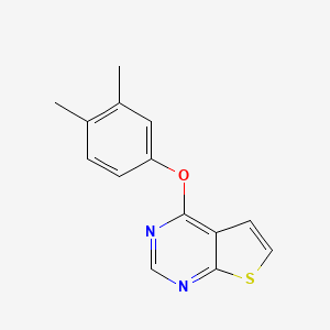 4-(3,4-Dimethylphenoxy)thieno[2,3-d]pyrimidine