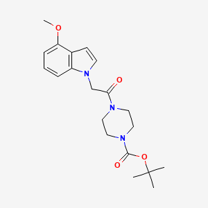 tert-butyl 4-[(4-methoxy-1H-indol-1-yl)acetyl]piperazine-1-carboxylate