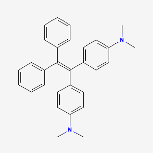 molecular formula C30H30N2 B1216420 4,4'-(Diphenylethenylidene)bis[N,N-dimethylbenzenamine] CAS No. 59260-77-4