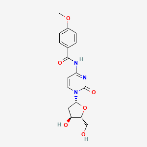molecular formula C17H19N3O6 B1216425 N4-Anisoyl-2'-deoxycytidine CAS No. 41911-89-1