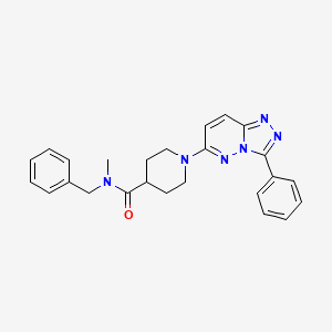 N-benzyl-N-methyl-1-(3-phenyl[1,2,4]triazolo[4,3-b]pyridazin-6-yl)piperidine-4-carboxamide