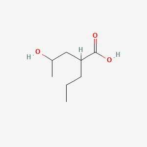 molecular formula C8H16O3 B1216455 4-Hydroxyvalproic acid CAS No. 60113-82-8