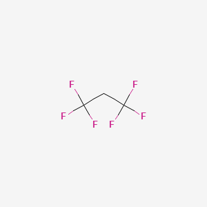 molecular formula C3H2F6 B1216460 1,1,1,3,3,3-六氟丙烷 CAS No. 690-39-1