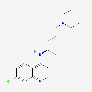 B1216494 (R)-chloroquine CAS No. 58175-87-4