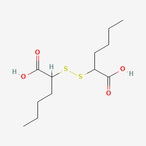 B1216497 2,2'-Dithiobishexanoic acid CAS No. 22414-91-1