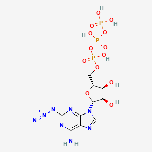 B1216509 2-Azidoadenosine 5'-triphosphate CAS No. 72884-75-4