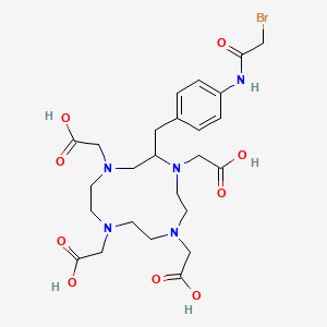 molecular formula C25H36BrN5O9 B1216529 Bab-dota CAS No. 126753-62-6