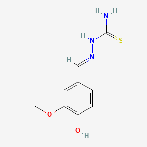 Semicarbazide, 1-(4-hydroxy-3-methoxybenzylidene)-3-thio-