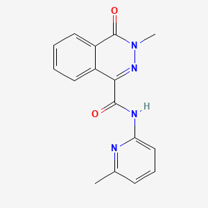 3-methyl-N-(6-methylpyridin-2-yl)-4-oxo-3,4-dihydrophthalazine-1-carboxamide