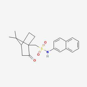 7,7-Dimethyl-1-{[(2-naphthylamino)sulfonyl]methyl}bicyclo[2.2.1]heptan-2-one