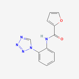 N-[2-(1H-tetrazol-1-yl)phenyl]furan-2-carboxamide