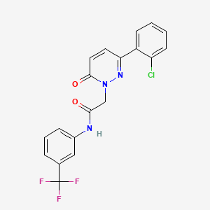 2-[3-(2-chlorophenyl)-6-oxopyridazin-1(6H)-yl]-N-[3-(trifluoromethyl)phenyl]acetamide