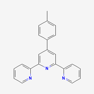 B1216549 4'-(p-Tolyl)-2,2':6',2''-terpyridine CAS No. 89972-77-0